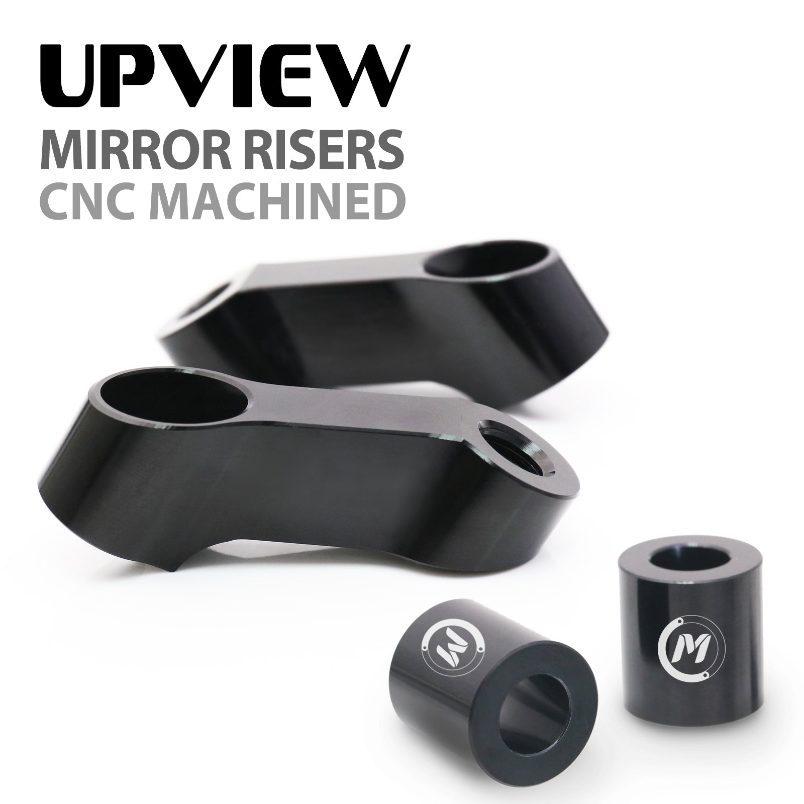 Compatible con Honda Monkey Grom Rebel 250 300 UPVIEW espejo retrovisor extensor elevador