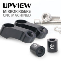 Compatible con Honda Monkey Grom Rebel 250 300 UPVIEW espejo retrovisor extensor elevador