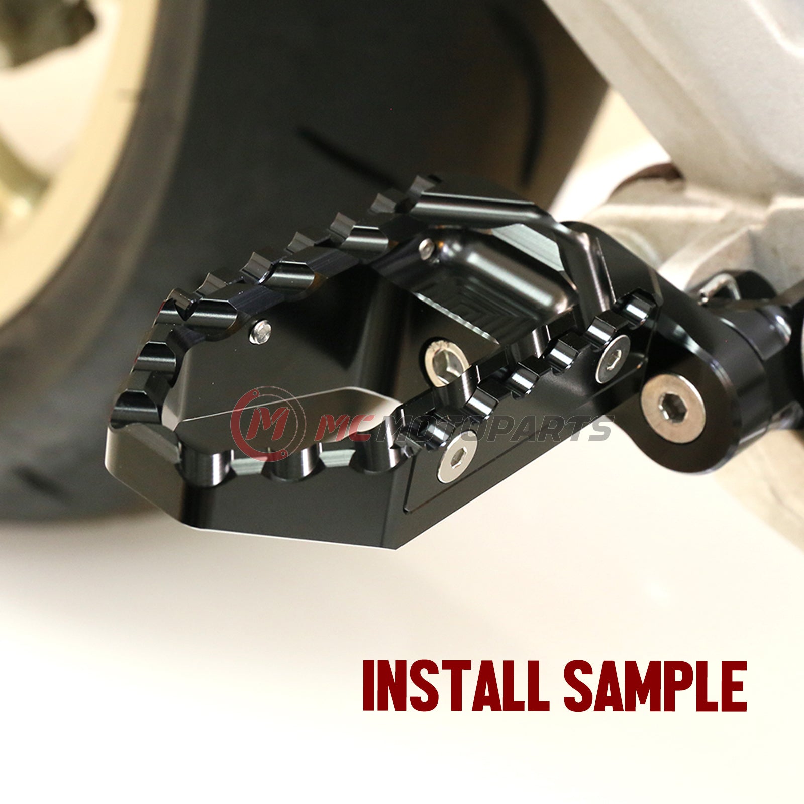 Fits Bomb Moto B1 TRC Touring 25mm Adjustable Foot Pegs - MC Motoparts