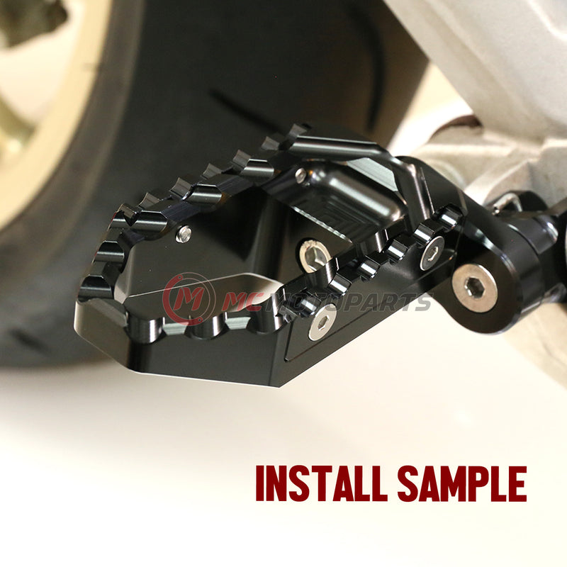 Fits Bomb Moto B1 TRC Touring 25mm Adjustable Foot Pegs - MC Motoparts