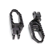 {Front}  Fits Tuono 125 660 1000 V4R TRC Touring 25mm Adjustable Wide Foot Pegs - MC Motoparts