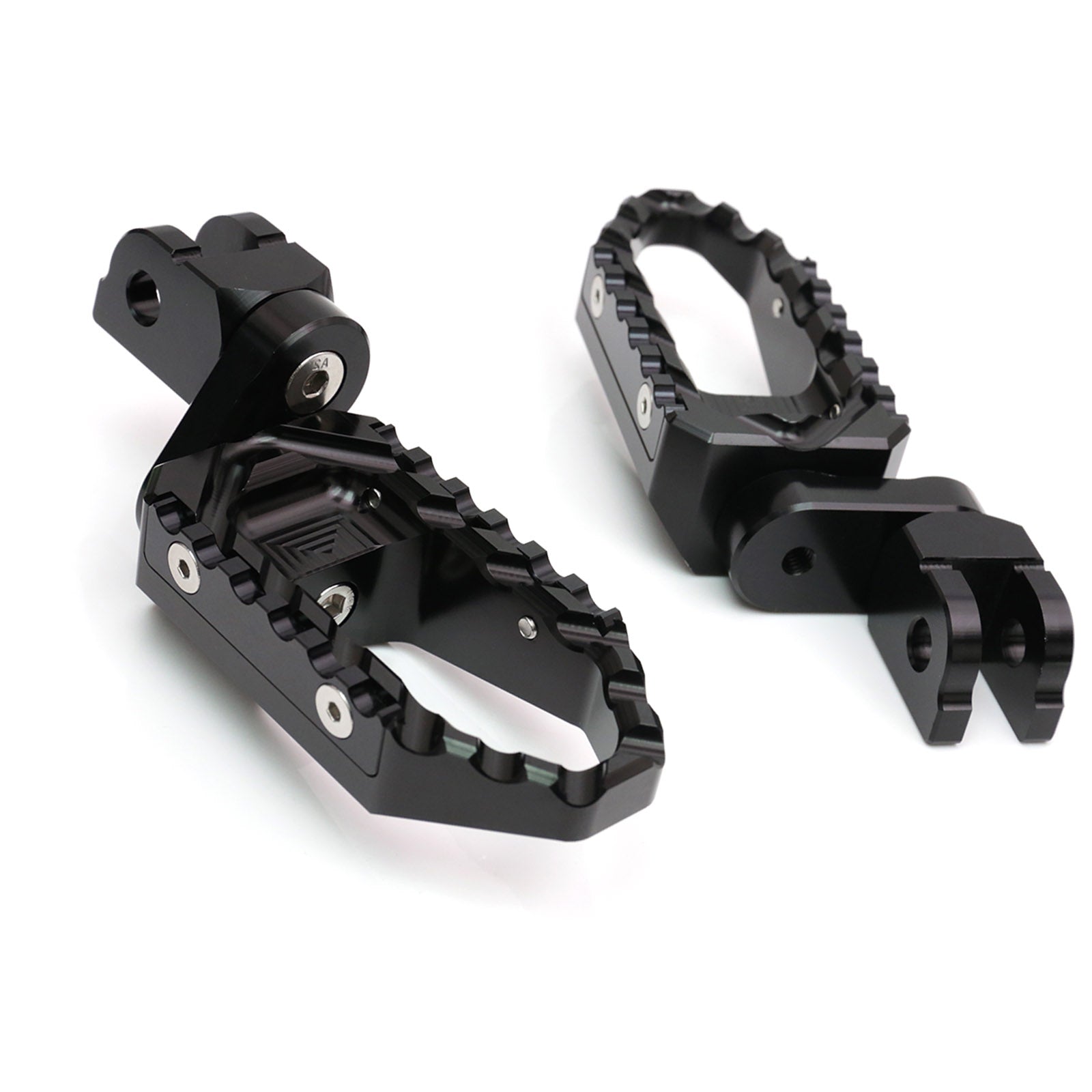{Front}  Fits Ryvid Anthem 2024 TRC Touring 25mm Adjustable Wide Foot Pegs - MC Motoparts