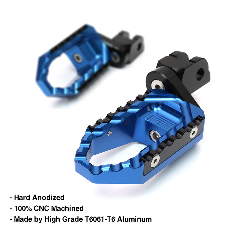 {Front}  Fits Ducati DesertX Multistrada V2 V4 S RS TRC Touring 25mm Muti-Step Foot Pegs - MC Motoparts