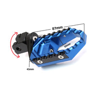 {Front}  Fits Yamaha XVS250 XVS400 Virago 250 TRC Touring 25mm Wide Foot Pegs - MC Motoparts