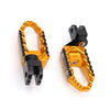 {Front}  Fits Tuono 125 660 1000 V4R TRC Touring 25mm Adjustable Wide Foot Pegs - MC Motoparts