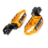 {Front}  Fits Kawasaki ZX-4RR 4R ZX-25R Ninja 1000 TRC Touring 25mm Multi-Step Lowering Foot Pegs - MC Motoparts