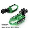 {Front}  Fits Moto Guzzi V9 V7 V100 TRC Touring 25mm Adjustable Wide Foot Pegs - MC Motoparts