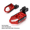 {Front}  Fits Tuono 125 660 1000 V4R TRC Touring 25mm Adjustable Wide Foot Pegs - MC Motoparts