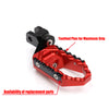 {Front}  Fits Yamaha XVS250 XVS400 Virago 250 TRC Touring 25mm Wide Foot Pegs - MC Motoparts