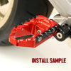 {Front}  Fits Moto Guzzi V9 V7 V100 TRC Touring 25mm Adjustable Wide Foot Pegs - MC Motoparts