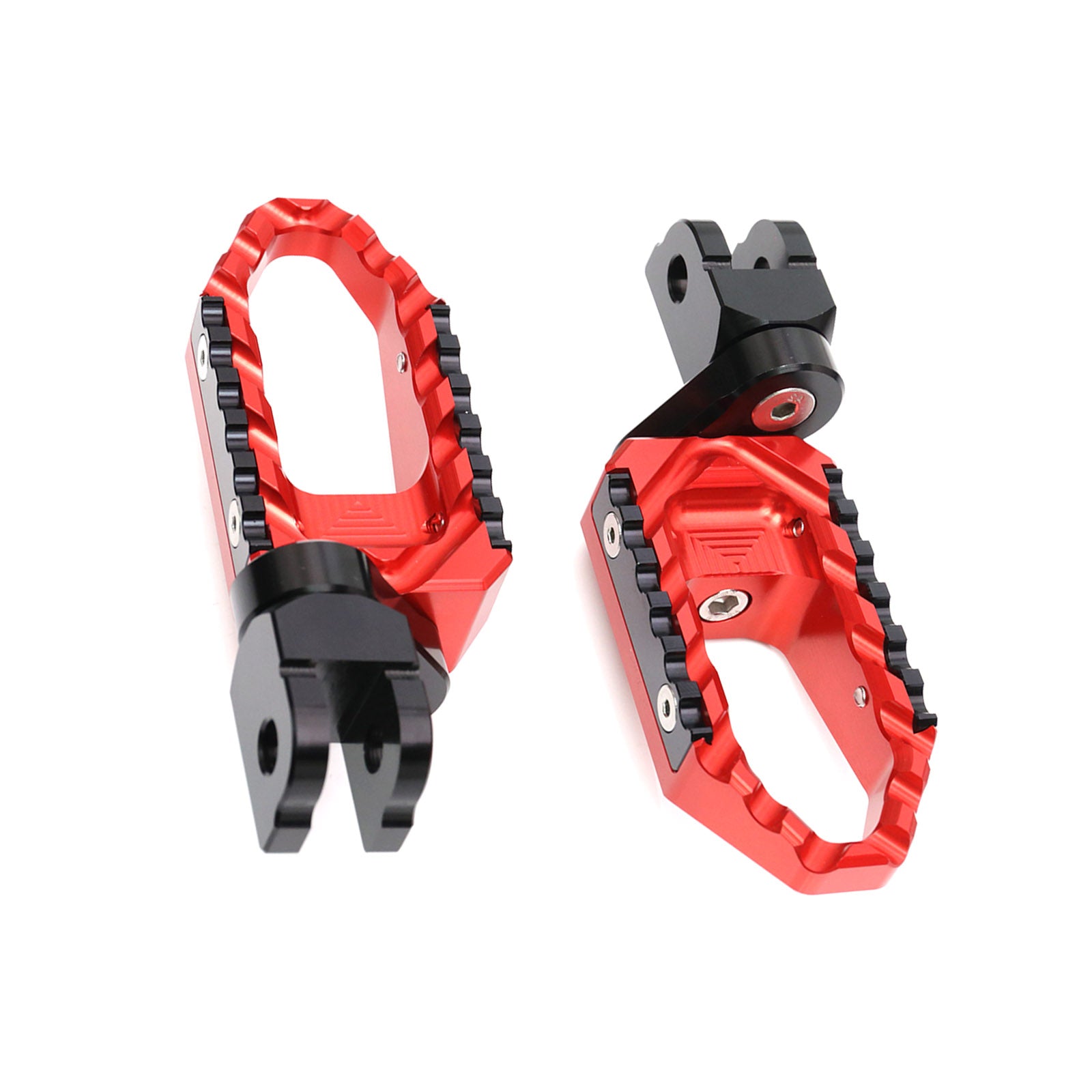 {Front}  Fits Tuono 125 660 1000 V4R TRC Touring 25mm Adjustable Wide Foot Pegs - MC Motoparts