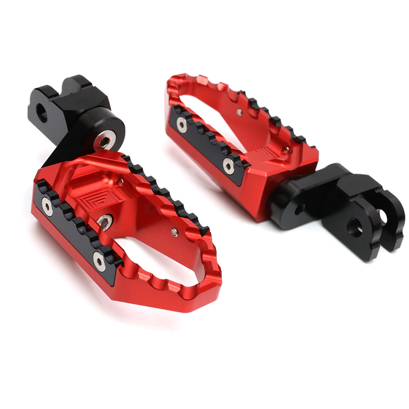 {Front}  Fits Ryvid Anthem 2024 TRC Touring 25mm Adjustable Wide Foot Pegs - MC Motoparts