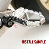 {Front}  Fits Yamaha XVS250 XVS400 Virago 250 TRC Touring 25mm Wide Foot Pegs - MC Motoparts