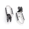 {Front}  Fits Tuono 125 660 1000 V4R TRC Touring 25mm Adjustable Wide Foot Pegs - MC Motoparts