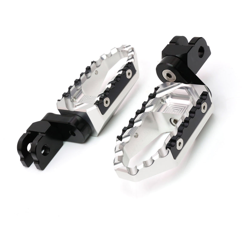 {Front}  Fits Kawasaki ZX-4RR 4R ZX-25R Ninja 1000 TRC Touring 25mm Multi-Step Lowering Foot Pegs - MC Motoparts