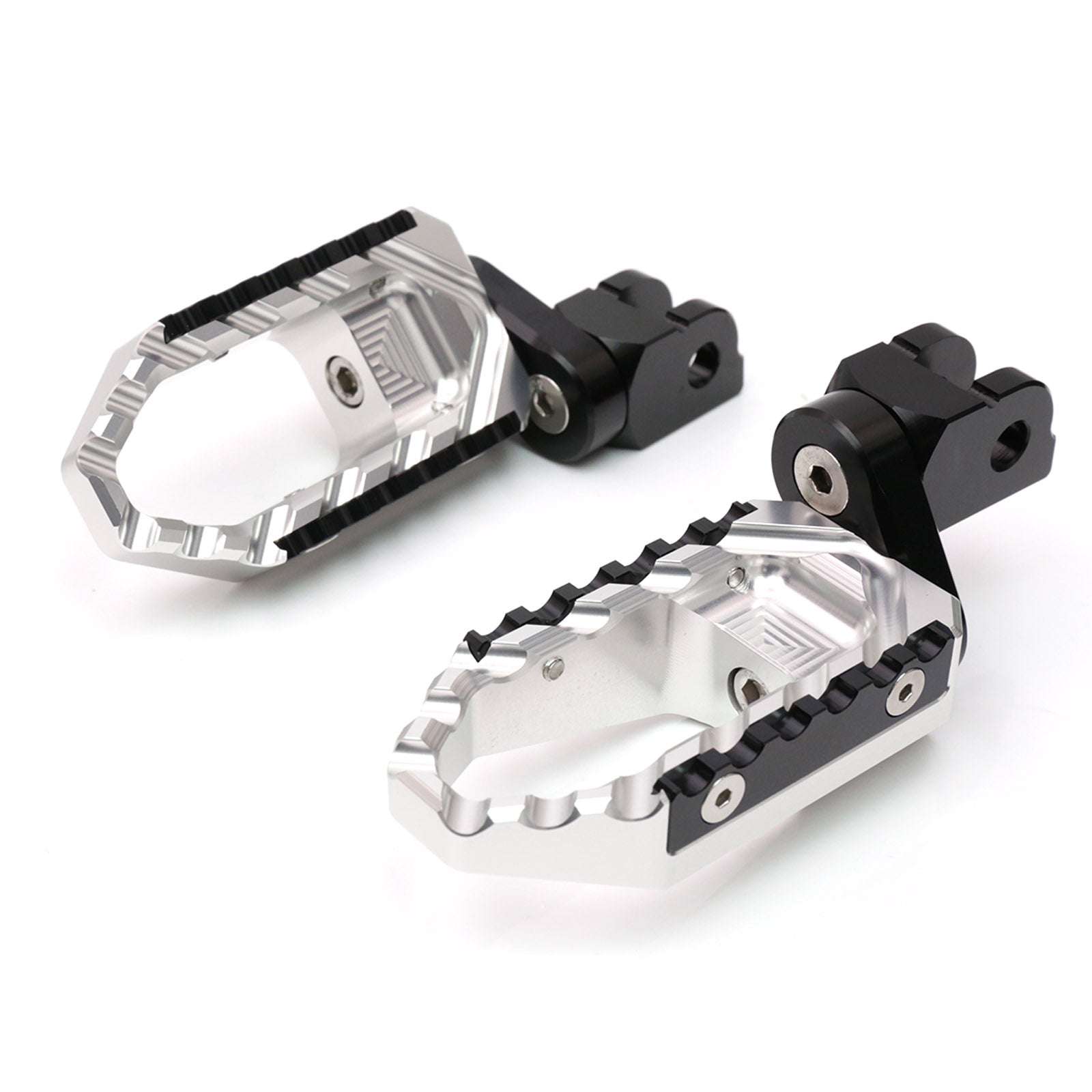 {Delantero} Se adapta a las clavijas de pie de poste ajustables Aprilia Shiver 900 SL750 de 25 mm