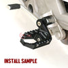 {Front}  Fits Ducati DesertX Multistrada V2 V4 S RS TRC Touring 40mm Muti-Step Foot Pegs - MC Motoparts