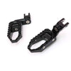 {Front}  Fits Moto Guzzi V9 V7 V100 TRC Touring 40mm Adjustable Wide Foot Pegs - MC Motoparts