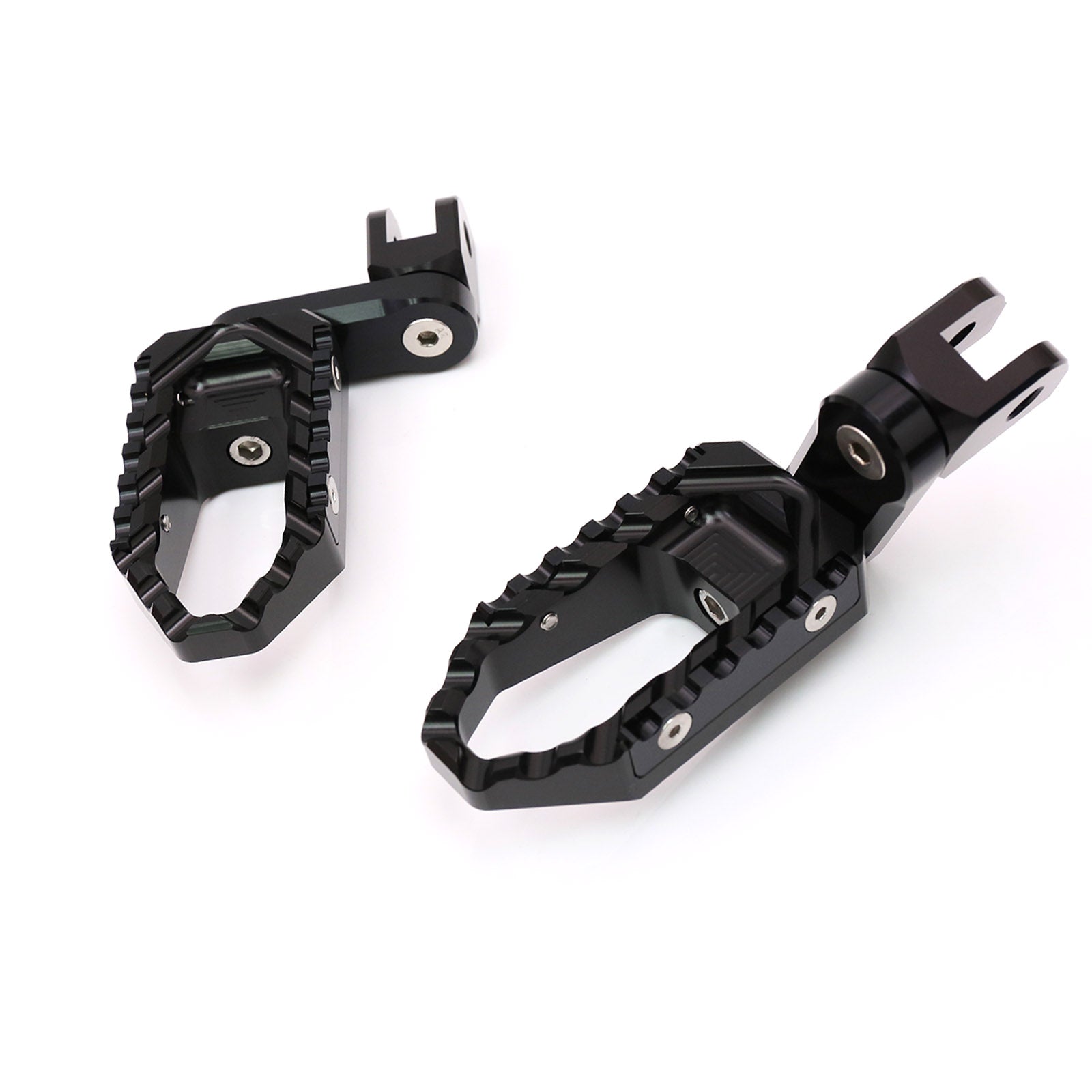 {Front}  Fits Moto Guzzi V9 V7 V100 TRC Touring 40mm Adjustable Wide Foot Pegs - MC Motoparts