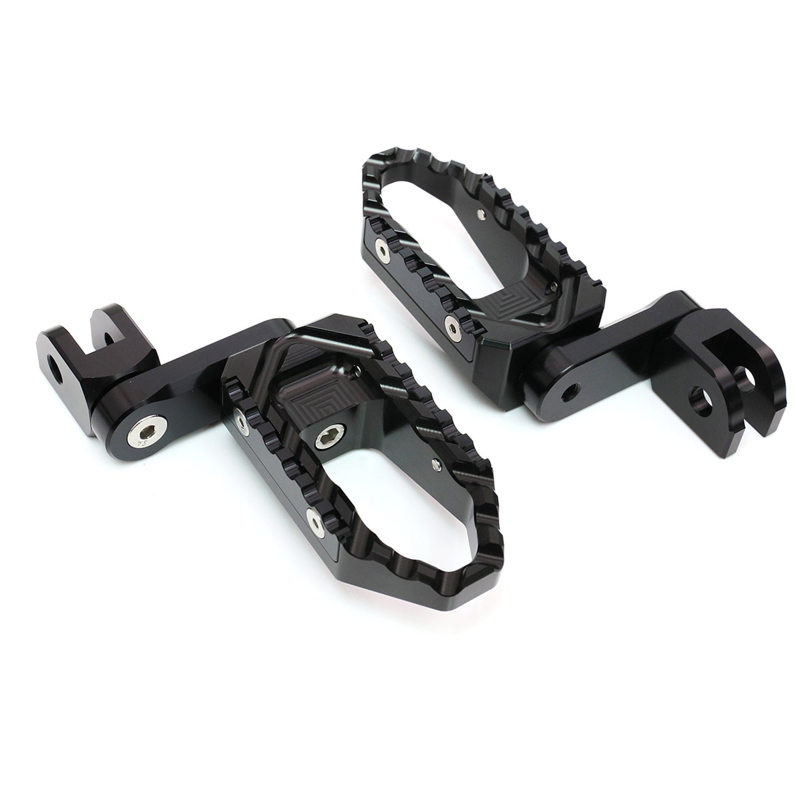 {Front}  Fits Kawasaki ZX-4RR 4R ZX-25R Ninja 1000 TRC Touring 40mm Multi-Step Lowering Foot Pegs - MC Motoparts