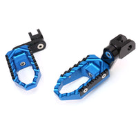 {Front}  Fits Moto Guzzi V9 V7 V100 TRC Touring 40mm Adjustable Wide Foot Pegs - MC Motoparts
