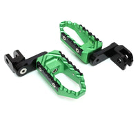 {Front}  Fits Kawasaki ZX-4RR 4R ZX-25R Ninja 1000 TRC Touring 40mm Multi-Step Lowering Foot Pegs - MC Motoparts