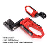 {Front}  Fits Ducati DesertX Multistrada V2 V4 S RS TRC Touring 40mm Muti-Step Foot Pegs - MC Motoparts