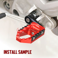 {Front}  Fits BMW F800S R1200 S ST G650GS TRC Touring 40mm Wide Foot Pegs - MC Motoparts
