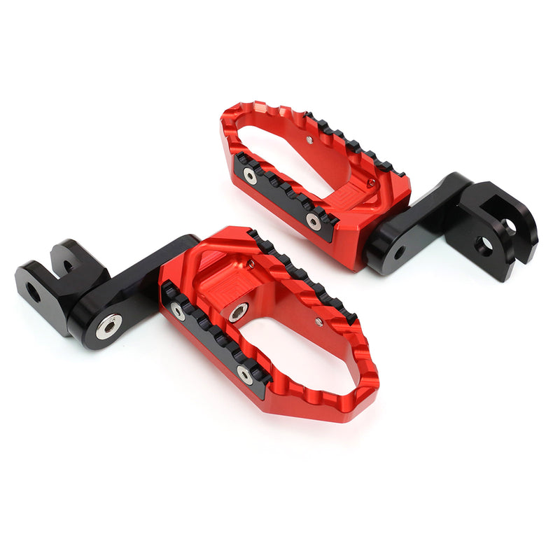 {Front}  Fits Kawasaki ZX-4RR 4R ZX-25R Ninja 1000 TRC Touring 40mm Multi-Step Lowering Foot Pegs - MC Motoparts