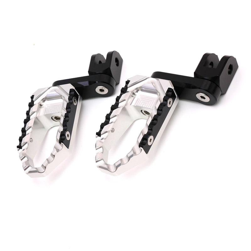 {Front}  Fits Honda CBR650R CB500X NX500 TRC Touring 40mm Multi-Step Adjustable Foot Pegs - MC Motoparts