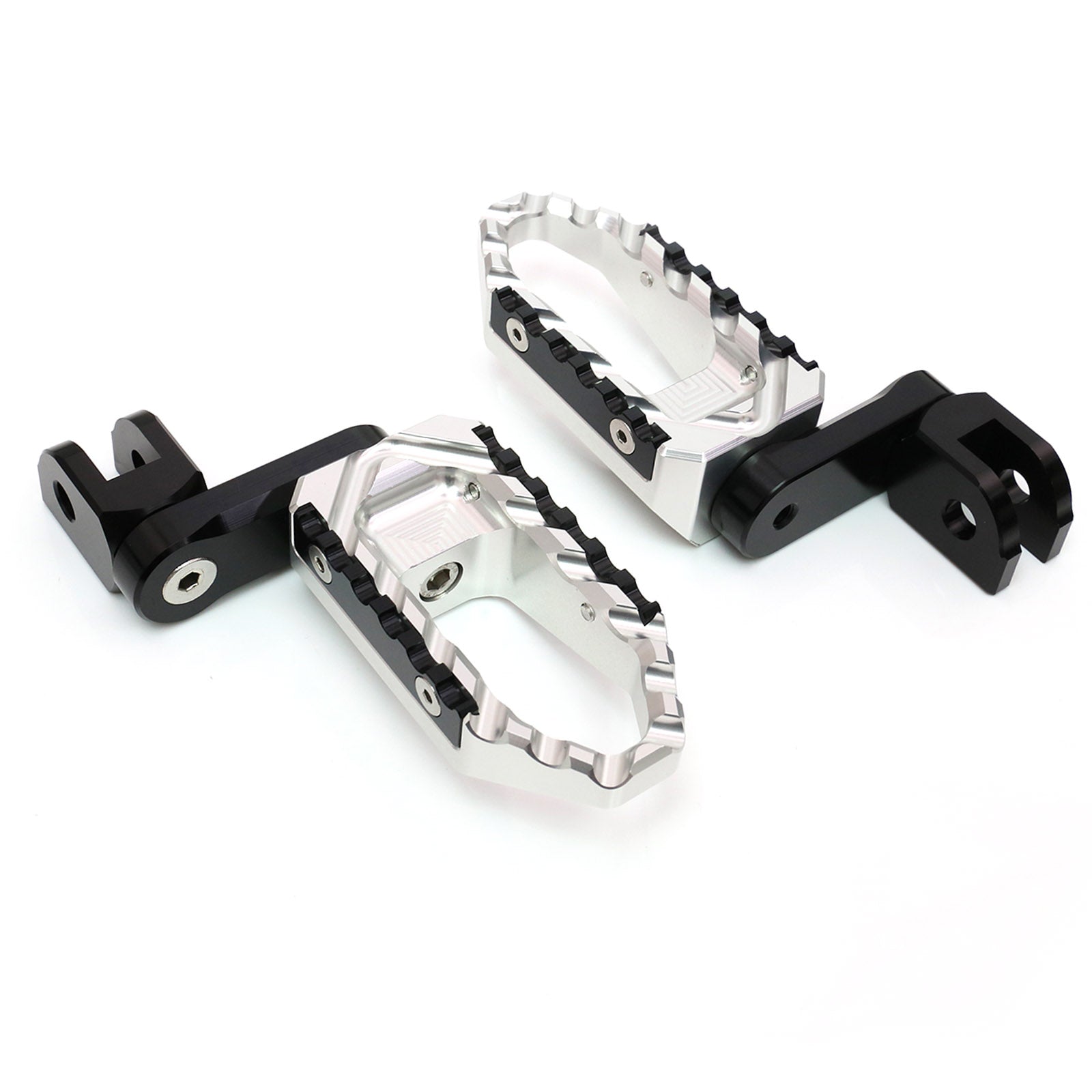 {Front}  Fits Kawasaki ZX-4RR 4R ZX-25R Ninja 1000 TRC Touring 40mm Multi-Step Lowering Foot Pegs - MC Motoparts