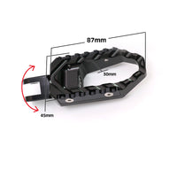 {Front}  Fits BMW F800S R1200 S ST G650GS TRC Touring Wide Foot Pegs - MC Motoparts
