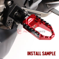 {Front}  Fits CF MOTO TRC Touring Wide Foot Pegs