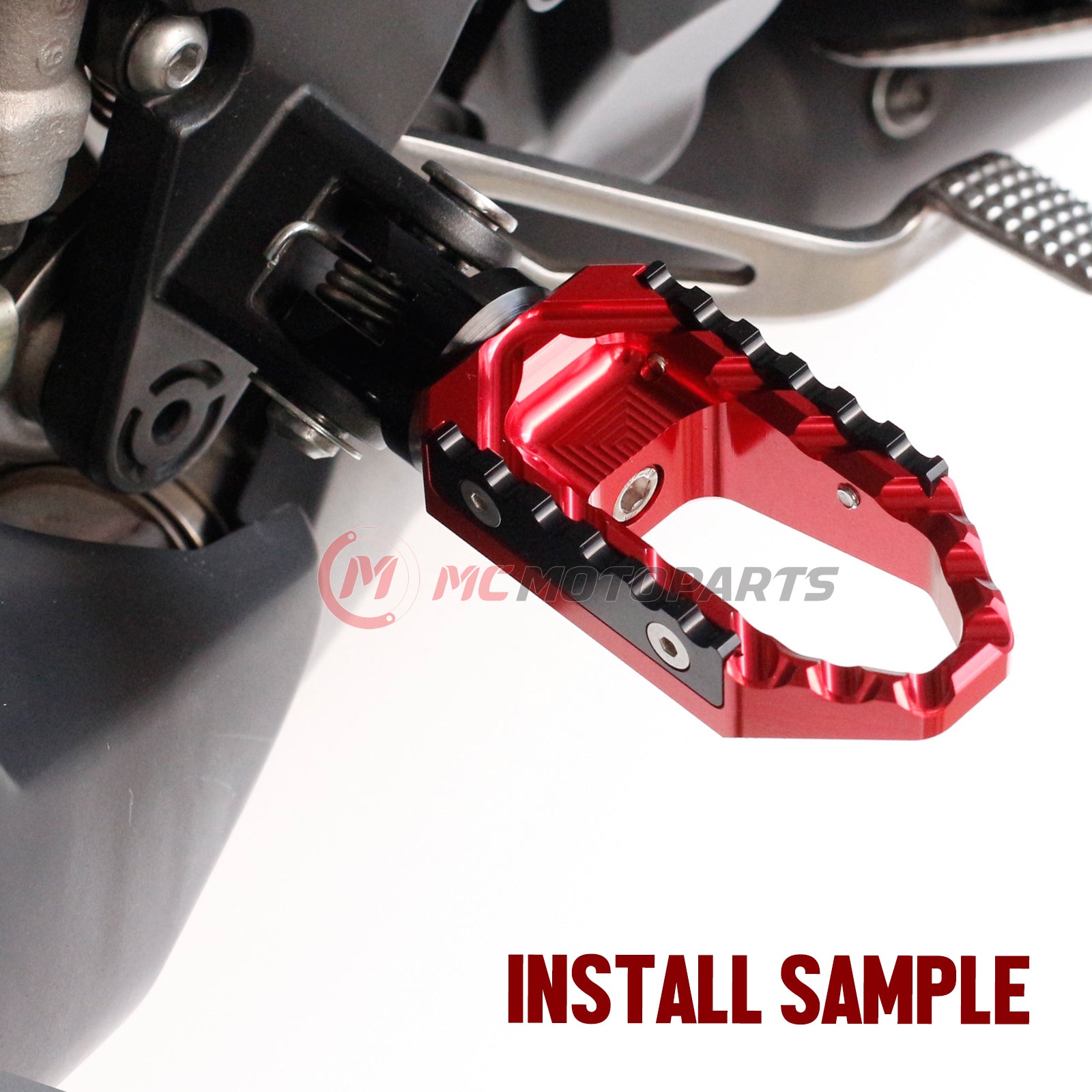 {Front}  Fits CF MOTO TRC Touring Wide Foot Pegs