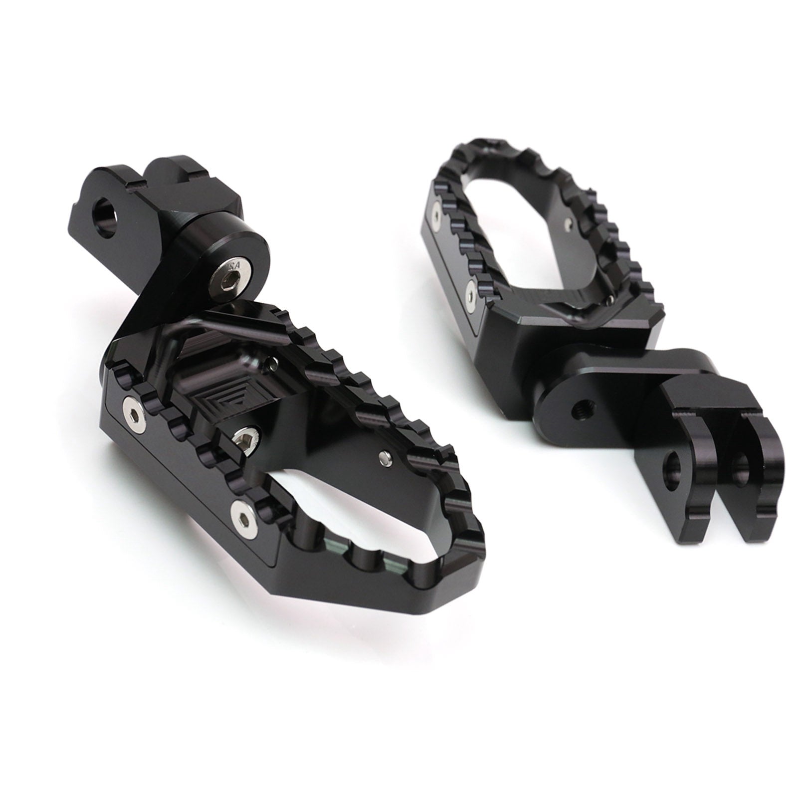 {Rear}  Fits Yamaha MT-125 XMAX 125 300 25mm Adjustable TRC Touring Wide Foot Pegs - MC Motoparts