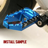 {Rear}  Fits Kawasaki ZH2 ZX-10R Z E-1 Ninja 7 25mm Adjustable TRC Touring Wide Foot Pegs - MC Motoparts