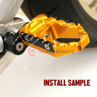 {Rear}  Fits Honda CBR1000RR-R CB125R Rebel 500 25mm Adjustable TRC Touring Wide Foot Pegs - MC Motoparts