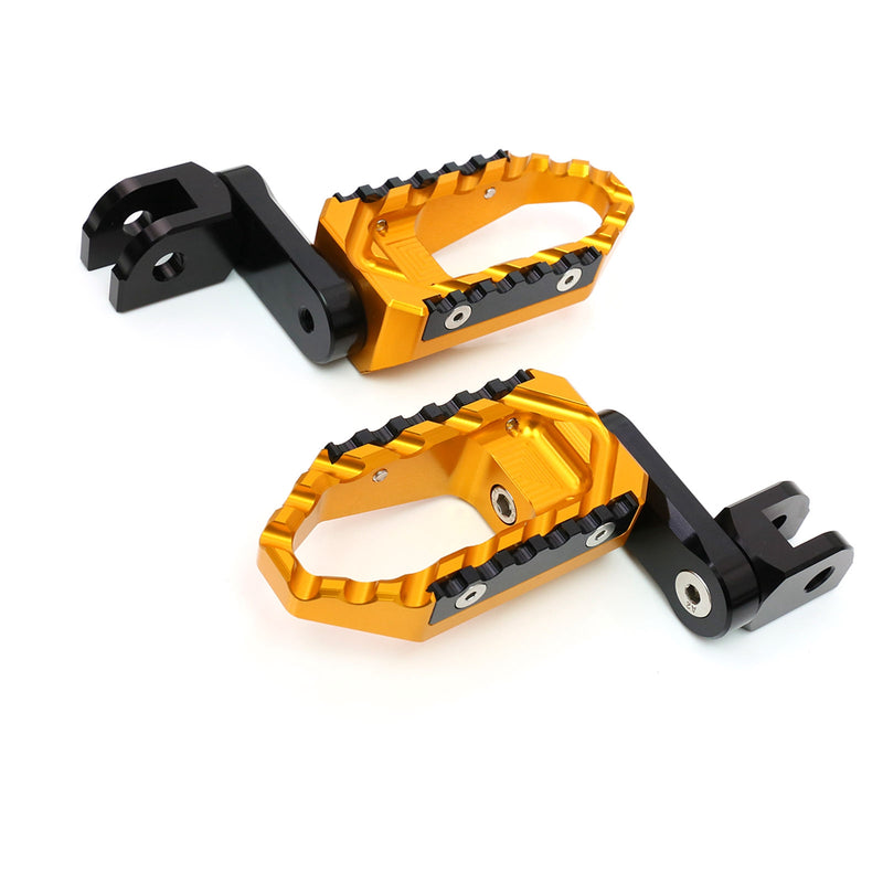 {Rear}  Fits Kawasaki ZH2 ZX-10R Z E-1 Ninja 7 40mm Adjustable TRC Touring Wide Foot Pegs - MC Motoparts