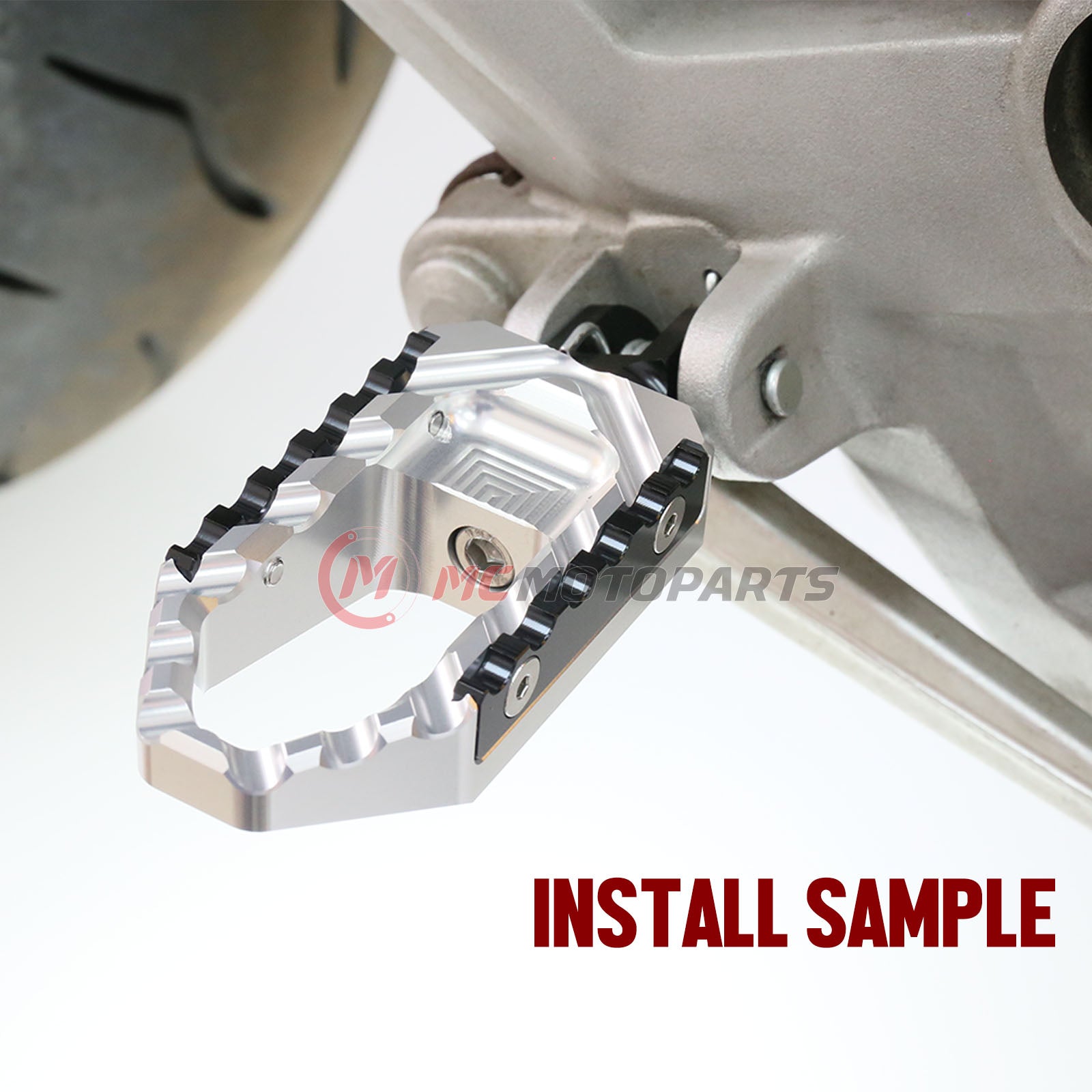 {Rear}  Fits Aprilia Tuono 660 RSV4 1100 RS660 TRC Touring Wide Foot Pegs - MC Motoparts