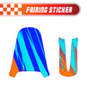 Graphic Kit Decals Fairing Sticker Custom Number For Razor MX350 MX400 - C004 Diagonal Stripes Burst