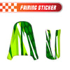 Graphic Kit Decals Fairing Sticker Custom Number For Razor MX350 MX400 - C007 Verdant Spikes