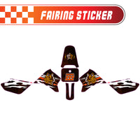 Graphic Kit Decals Fairing Sticker Custom Number For Razor MX350 MX400 - C013 Tiger