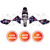 Graphic Kit Decals Fairing Sticker Custom Number For Razor MX350 MX400 - L004 Dissolve Smiley Face