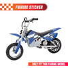 Graphic Kit Decals Fairing Sticker Custom Number For Razor MX350 MX400 - L006 Street Graffiti