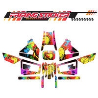 Graphic Kit Decals Fairing Sticker Custom Number For Razor MX350 MX400 (2021 or beyond) - L006 Street Graffiti
