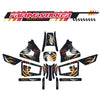 Graphic Kit Decals Fairing Sticker Custom Number For Razor MX350 MX400 (2021 or beyond) - LH002 Black Brown Eagle