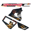 Graphic Kit Decals Fairing Sticker Custom Number For Razor MX350 MX400 (2021 or beyond) - LH002 Black Brown Eagle