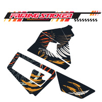 Graphic Kit Decals Fairing Sticker Custom Number For Razor MX350 MX400 (2021 or beyond) - LH002 Black Brown Eagle