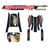 Graphic Kit Decals Fairing Sticker Custom Number For Razor MX350 MX400 (2021 or beyond) - LH002 Black Brown Eagle