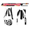 Graphic Kit Decals Fairing Sticker Custom Number For Razor MX350 MX400 (2021 or beyond) - LH006 Black White Panda